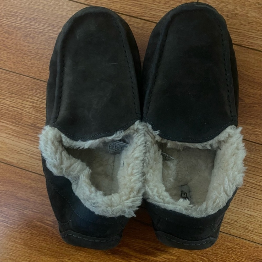 UGG Men's Ascot Brown Suede Loafers